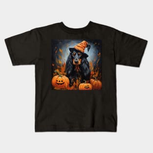 Halloween Gordon Setter Kids T-Shirt